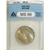 Image 1 : 1934 50C Boone MS66 ANACS. NGC Census: (304/34). P