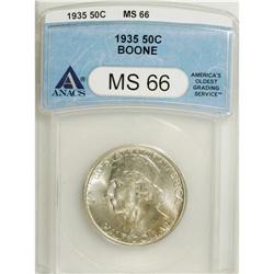 1935 50C Boone MS66 ANACS. NGC Census: (306/46). P