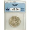 Image 1 : 1935-S 50C Boone MS66 ANACS. NGC Census: (302/60).