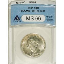 1935/34 50C Boone MS66 ANACS. NGC Census: (444/78)
