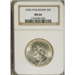 1935/34 50C Boone MS66 NGC. NGC Census: (444/78).