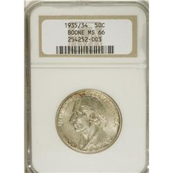 1935/34 50C Boone MS66 NGC. NGC Census: (444/78).