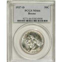 1937-D 50C Boone MS66 PCGS. PCGS Population (140/4