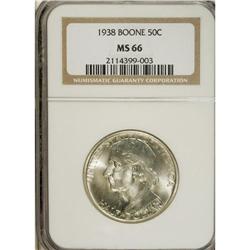 1938 50C Boone MS66 NGC. NGC Census: (156/14). PCG