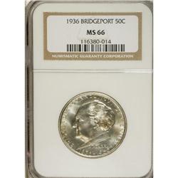 1936 50C Bridgeport MS66 NGC. NGC Census: (276/17)