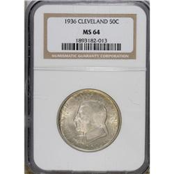 1936 50C Cleveland MS64 NGC. NGC Census: (2786/480