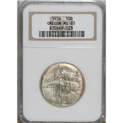 1936 50C Oregon MS65 NGC. NGC Census: (972/1118).