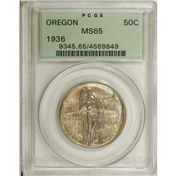 1936 50C Oregon MS65 PCGS. PCGS Population (768/59