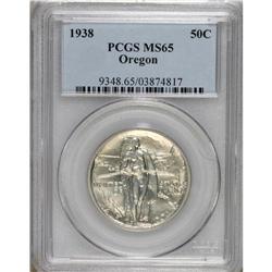 1938 50C Oregon MS65 PCGS. PCGS Population (643/41