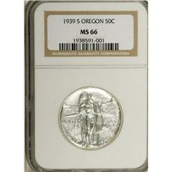 1939-S 50C Oregon MS66 NGC. NGC Census: (530/166).