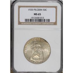 1920 50C Pilgrim MS65 NGC. NGC Census: (1838/316).
