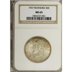 1937 50C Roanoke MS65 NGC. NGC Census: (2614/2096). PC