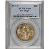 Image 1 : 1935-S 50C San Diego MS66 PCGS. PCGS Population (1