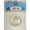 Image 1 : 1935 50C Texas MS66 ANACS. NGC Census: (1112/512).