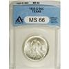 Image 1 : 1935-D 50C Texas MS66 ANACS. NGC Census: (1244/362