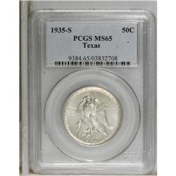 1935-S 50C Texas MS65 PCGS. PCGS Population (740/3