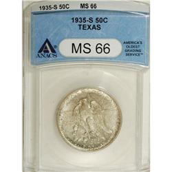1935-S 50C Texas MS66 ANACS. NGC Census: (818/202)