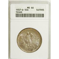 1937-D 50C Texas MS66 ANACS. NGC Census: (391/66).