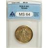 Image 1 : 1938-S 50C Texas MS64 ANACS. NGC Census: (210/1186