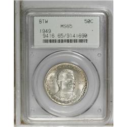 1949 50C Booker T. Washington MS65 PCGS. PCGS Popu