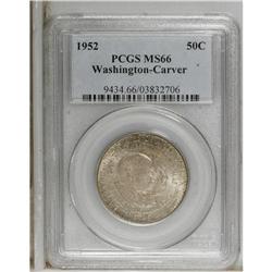 1952 50C Washington-Carver MS66 PCGS. PCGS Populat