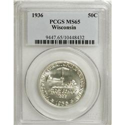 1936 50C Wisconsin MS65 PCGS. PCGS Population (202