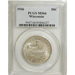 1936 50C Wisconsin MS66 PCGS. PCGS Population (132