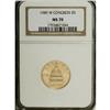 Image 1 : 1989-W G$5 Congress Gold Five Dollar MS70 NGC. NGC