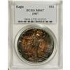Image 3 : 1987 $1 Silver Eagle MS67 PCGS. PCGS Population (1