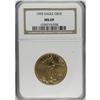 Image 1 : 1993 G$25 Half-Ounce Gold Eagle MS69 NGC. NGC Cens