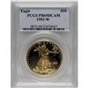 Image 1 : 1993-W G$50 One-Ounce Gold Eagle PR69 Deep Cameo PCG