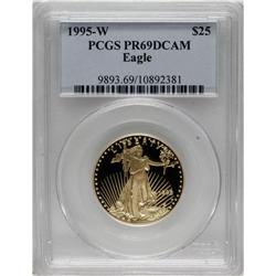 1995-W G$25 Half-Ounce Gold Eagle PR69 Deep Cameo PC