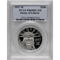 1997-W P$100 One-Ounce Platinum Eagle PR69 Deep Came