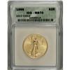 Image 1 : 1999 G$25 Half-Ounce Gold Eagle MS70 ICG. NGC Cens