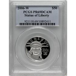 2006-W $50 Half-Ounce PR69 Deep Cameo PCGS. PCGS P
