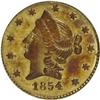 Image 1 : 1854 50C Liberty Round 50 Cents, BG-431, Low R.5, MS62