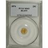 Image 1 : 1874 25C Indian Round 25 Cents, BG-875, High R.4, MS