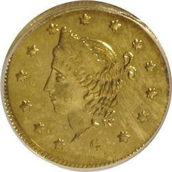 1867 50C Liberty Round 50 Cents, BG-1018, High R.4, MS