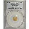 Image 1 : 1871 50C BG-1026 A AU58 PCGS. PCGS Population (4/19).
