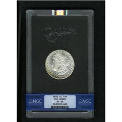 1883-CC $1 MS64 NGC. NGC Census: (9074/8160). PCGS Pop
