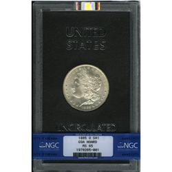 1885-O $1 MS65 NGC. NGC Census: (40800/7320). PCGS