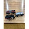 Image 3 : 1957 BRASS TRAIN ENGINE AND TRAIN CARS