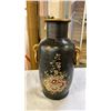 Image 1 : HAND PAINTED VASE 17 INCHES TALL