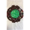 Image 4 : 2 ORIENTAL DECORATIONS – JADE-LIKE AND WOOD