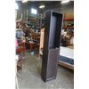 Image 3 : ESPRESSO BOOKSHELF CABINET - APX 80 INCHES TALL