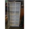 Image 2 : WHITE GLASS DOOR CABINET - APPX 80 INCHES TALL