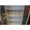 Image 3 : WHITE GLASS DOOR CABINET - APPX 80 INCHES TALL