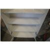 Image 5 : WHITE GLASS DOOR CABINET - APPX 80 INCHES TALL