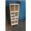 Image 1 : SMALL WHITE SHELF - APPX 50 INCHES TALL