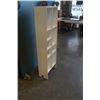 Image 2 : SMALL WHITE SHELF - APPX 50 INCHES TALL